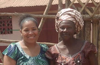 Dr. Aisha Fields and Nurse Mary Koroma